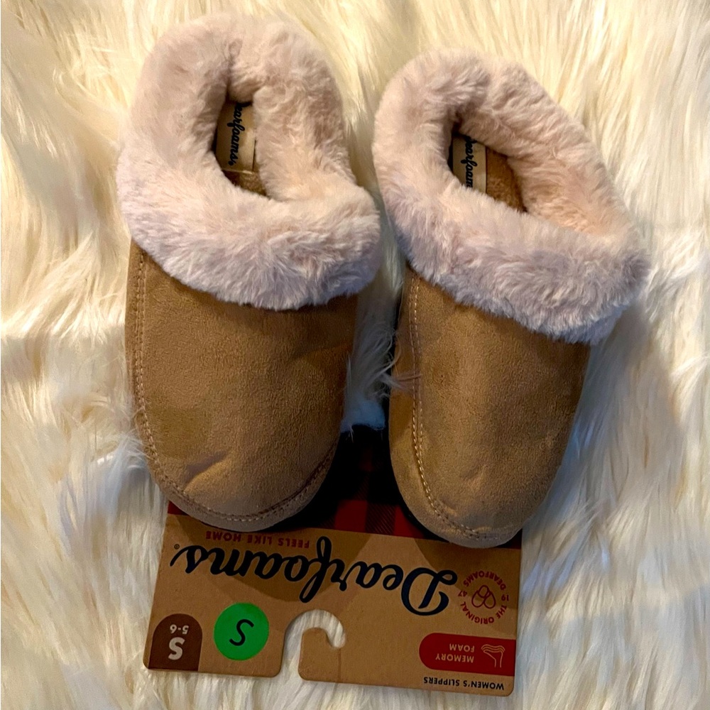 Brand ladies new fur shoes